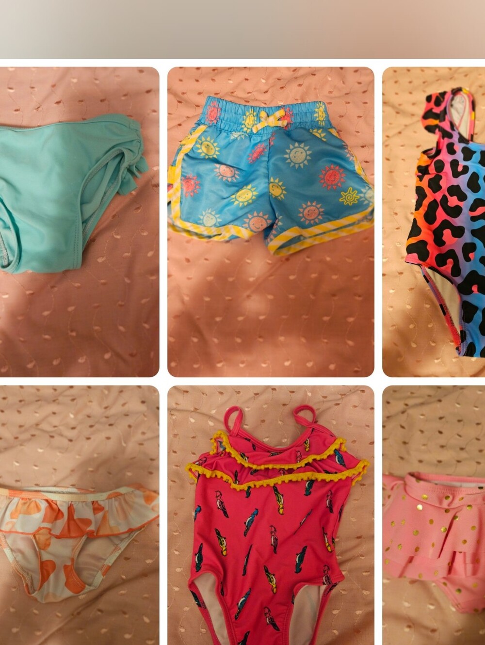 Baby Girl Swimwear Lot 6-Piece (Old Navy, Circo, UV Skinz) – 12–18M